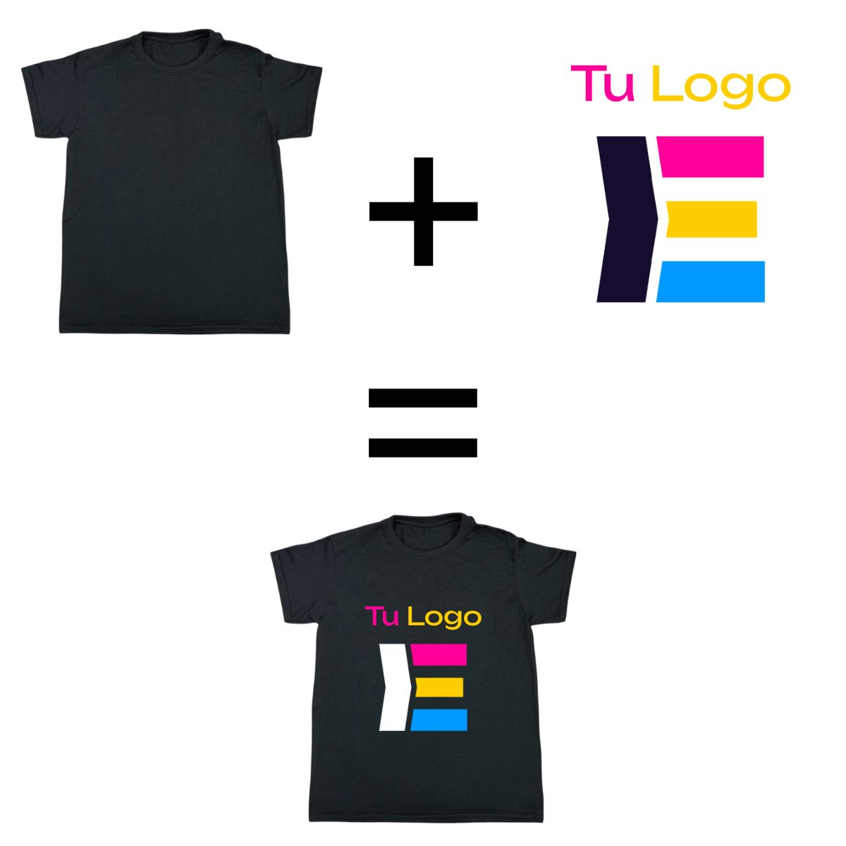 Camisa Basica Negra Combo